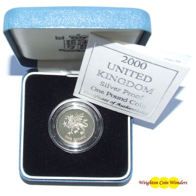 2000 Silver Proof £1